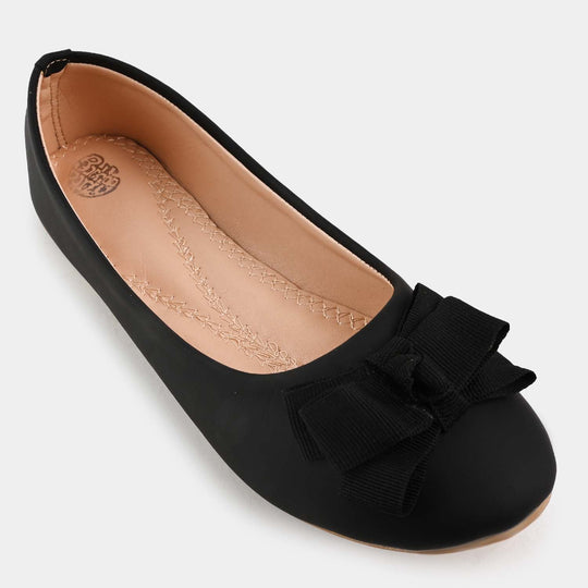 Girls Pumps 1252-BLACK