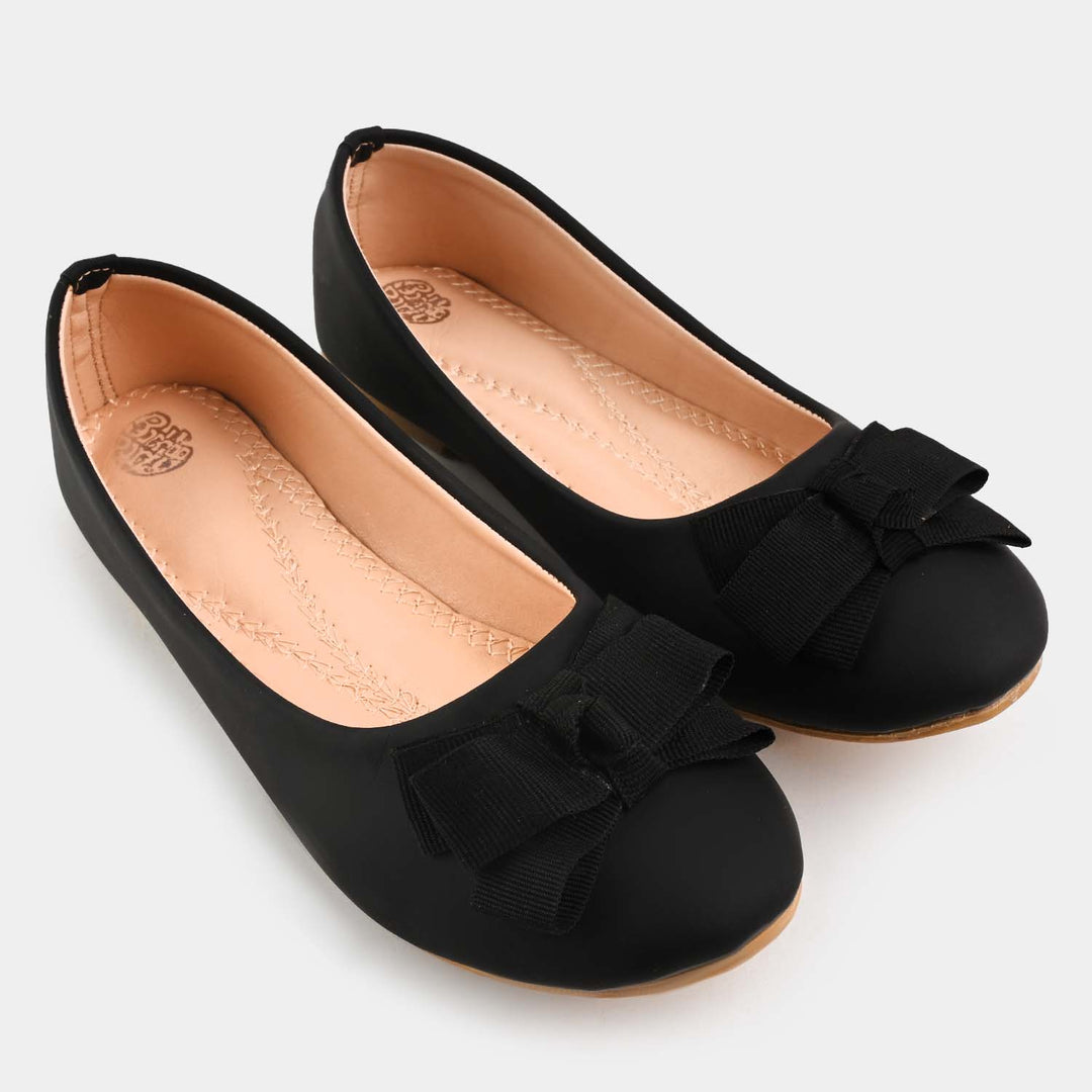 Girls Pumps 1252-BLACK