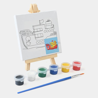 Canvas + Water Color For Kids