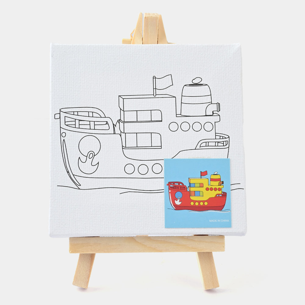 Canvas + Water Color For Kids