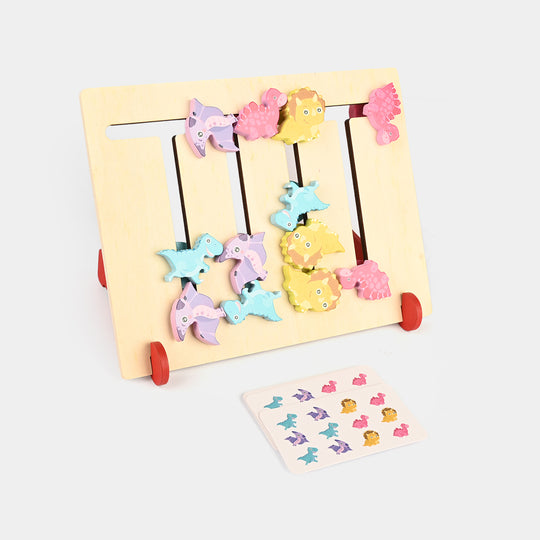 Wooden Four Color Intelligence Game