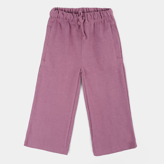 Girls Jersey/Terry Pajama (Basic) - Purple