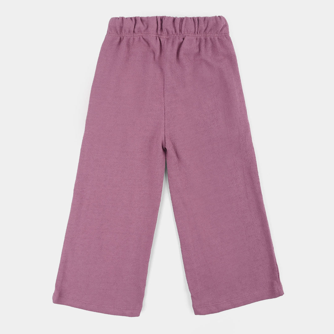 Girls Jersey/Terry Pajama (Basic) - Purple