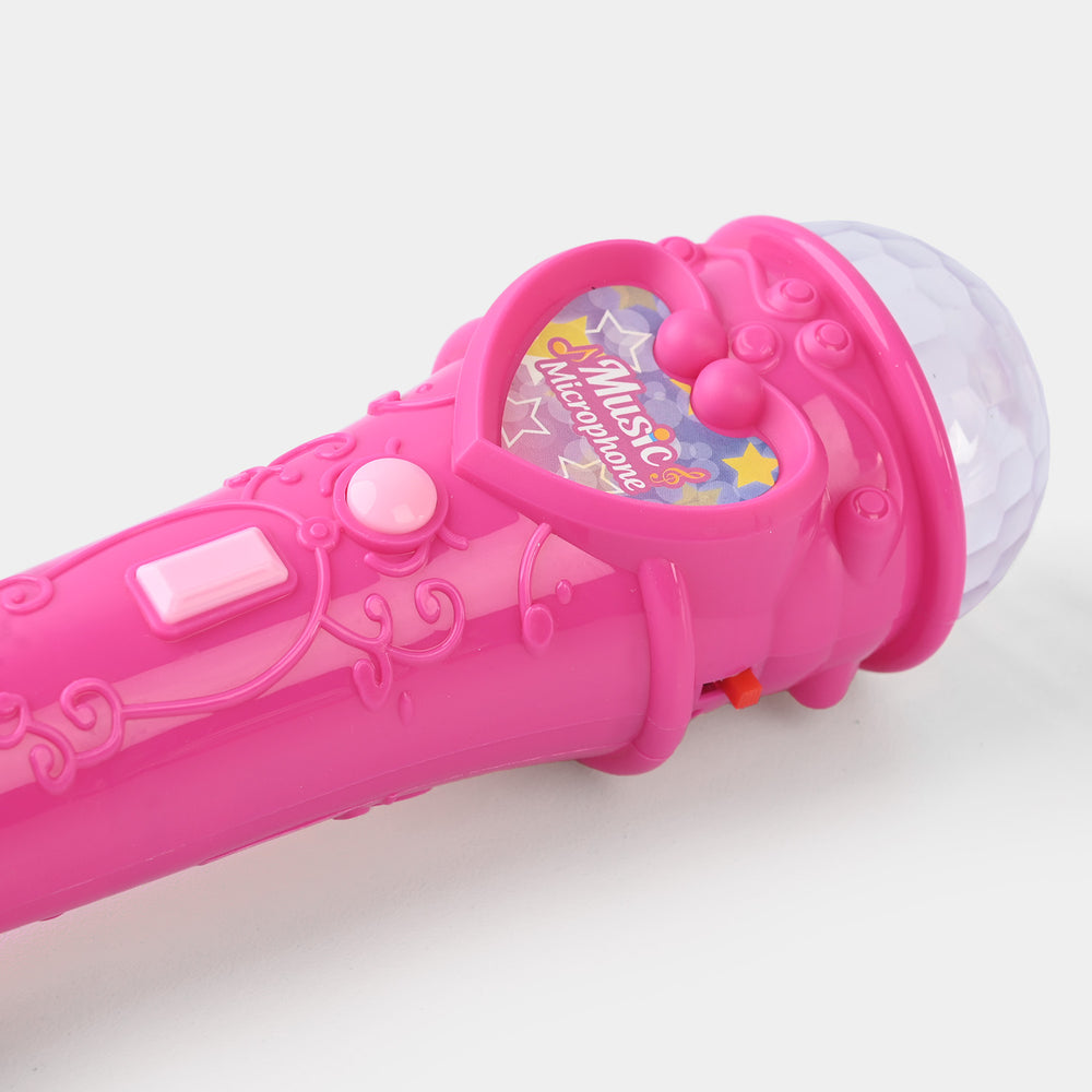 Microphone With Music & Light For Kids