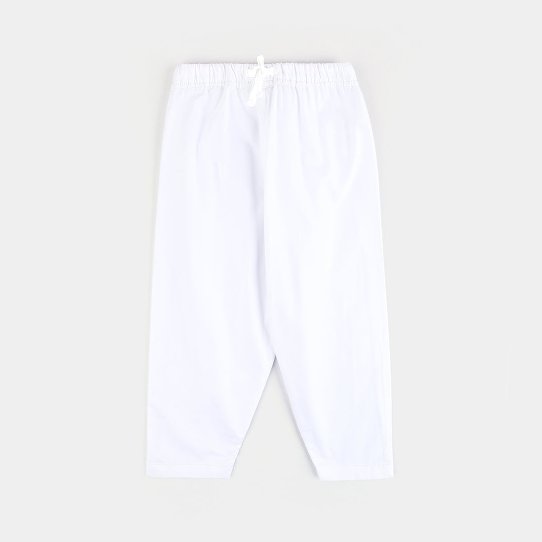 Infant Boys Cotton Eastern Bottoms-Off White