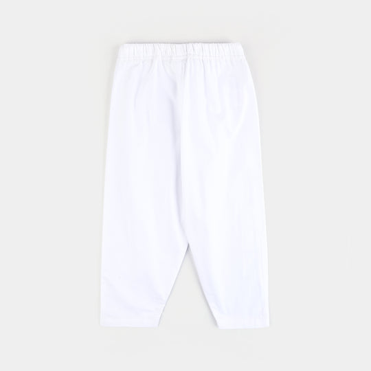 Infant Boys Cotton Eastern Bottoms-Off White