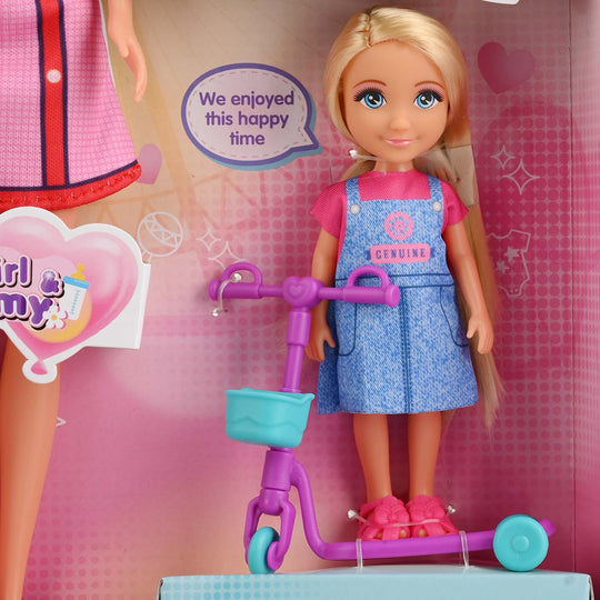 11.5" Lovely Fashion Doll with Accessories Set