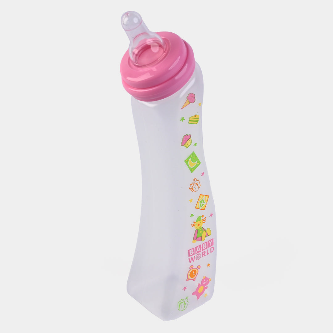 Feeder Bottle With Curved Nipple | 240ML