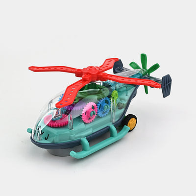 Helicopter With Light & Music Toy For Kids