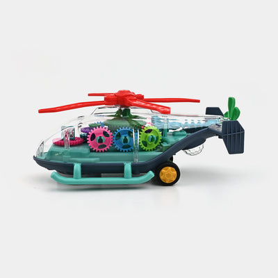 Helicopter With Light & Music Toy For Kids