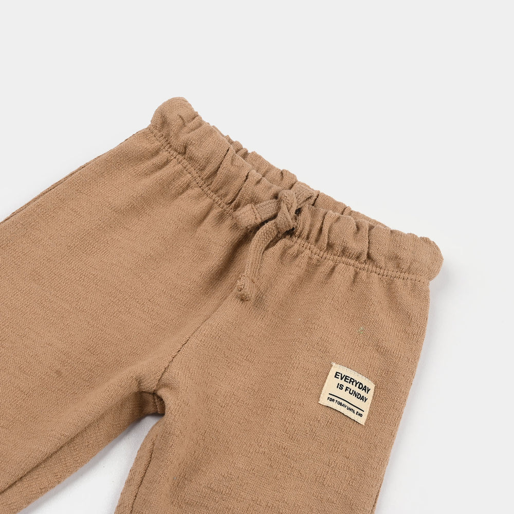 Infant Boys Jersey Pajama (Everyday) - Brown