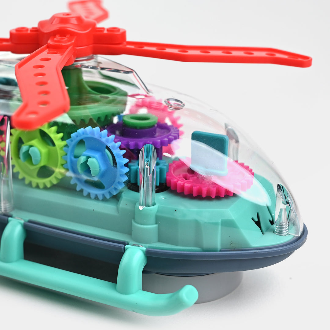 Helicopter With Light & Music Toy For Kids