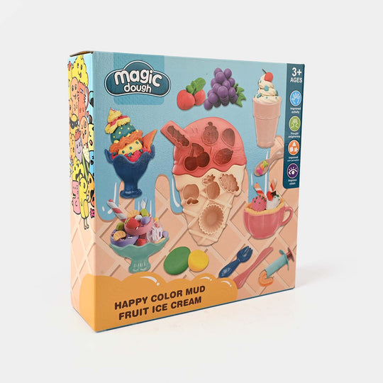 Magic Dough Happy Color Mud Fruit Ice Cream Play Set