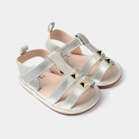 Baby Girls Shoes 222-45-SILVER
