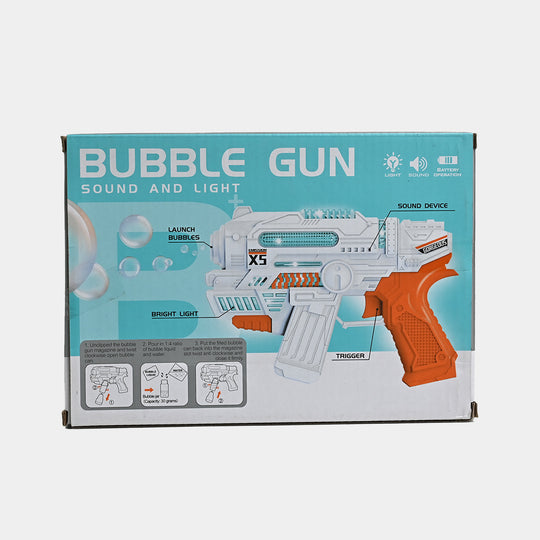 Bubble Toy With Sound & Light For Kids