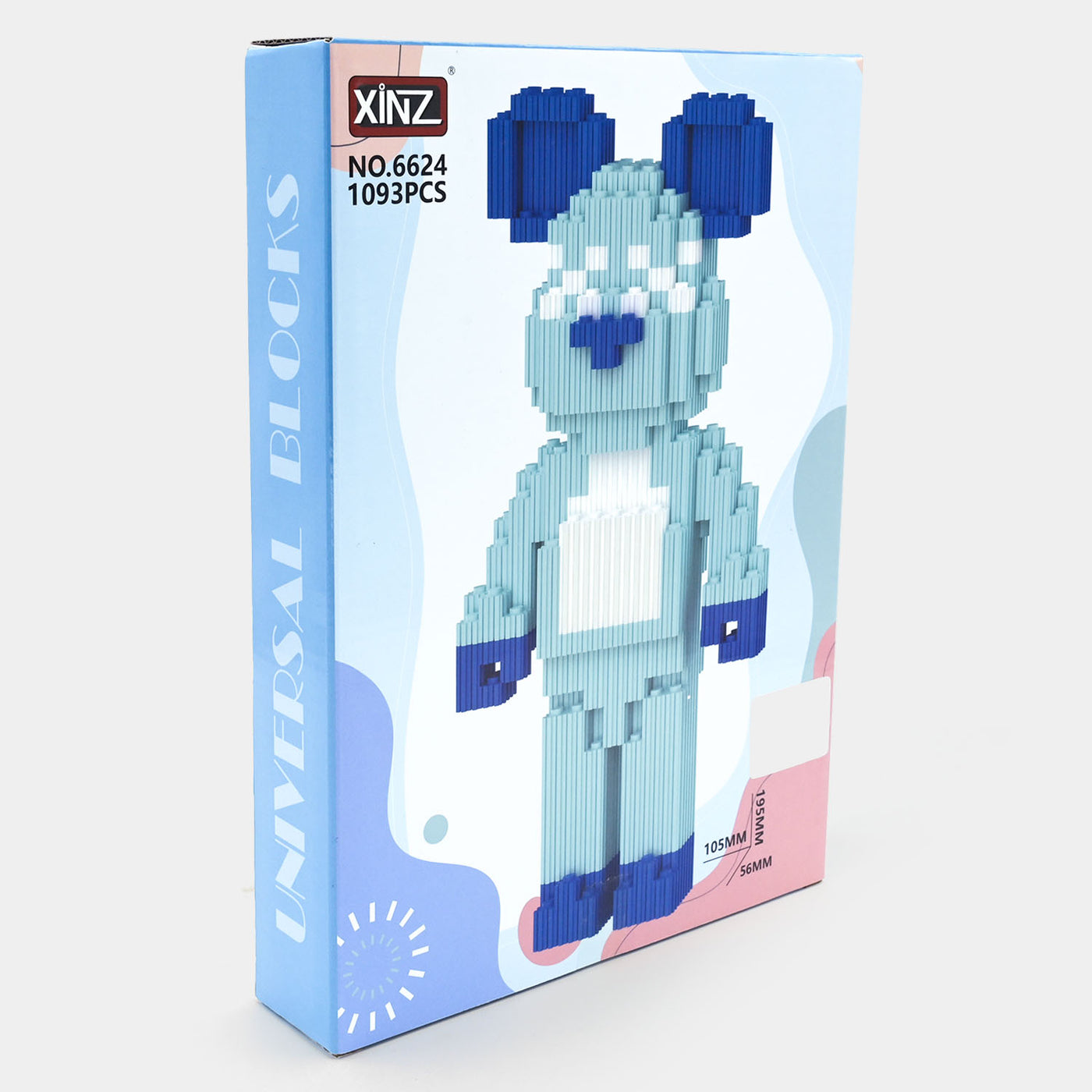 Little Blue Violent Bear Universal Building Blocks | 1093PCs