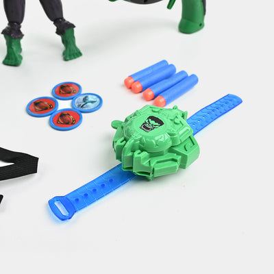 Action Figure Set With Superhero Accessories