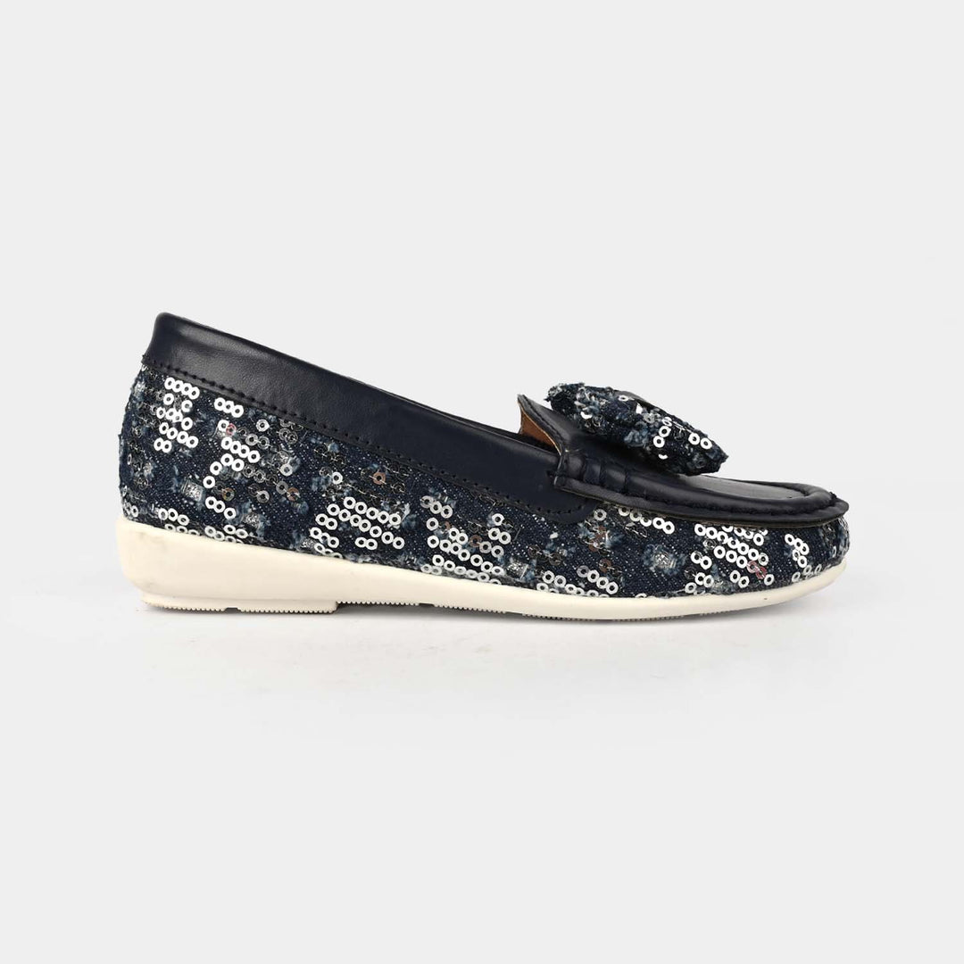 Girls Loafer JV-11-NAVY