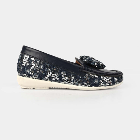 Girls Loafer JV-11-NAVY