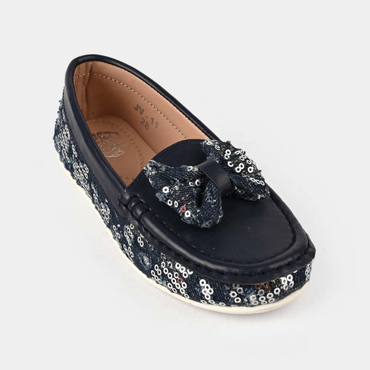 Girls Loafer JV-11-NAVY