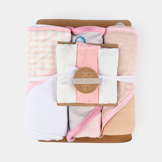 Hooded Wrapping Baby Bath & Face Towel Pack OF 6