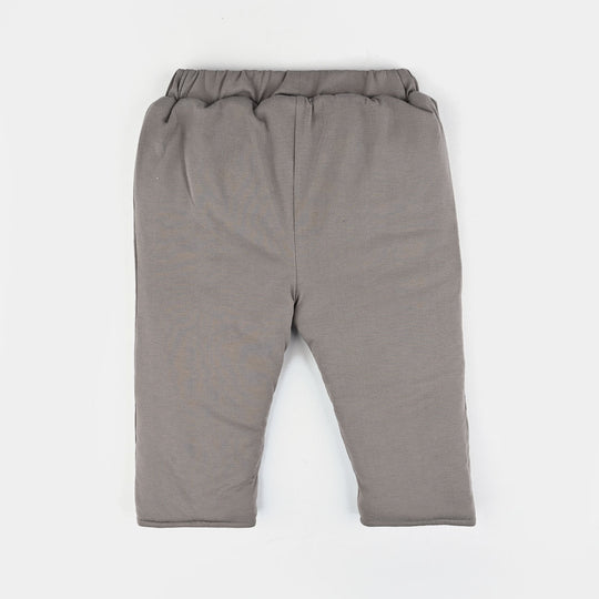Infant Girls Cotton Interlock Suit-Pink/Grey
