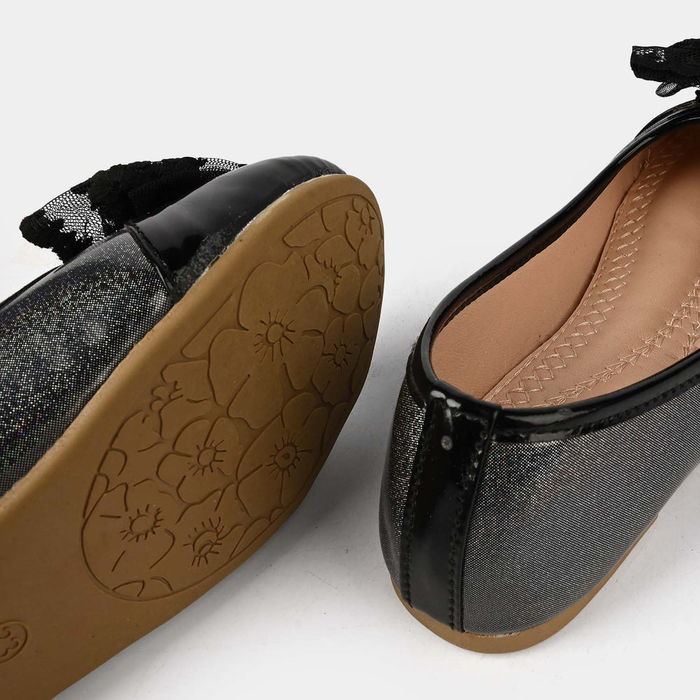 Girls Pumps 1343-BLACK