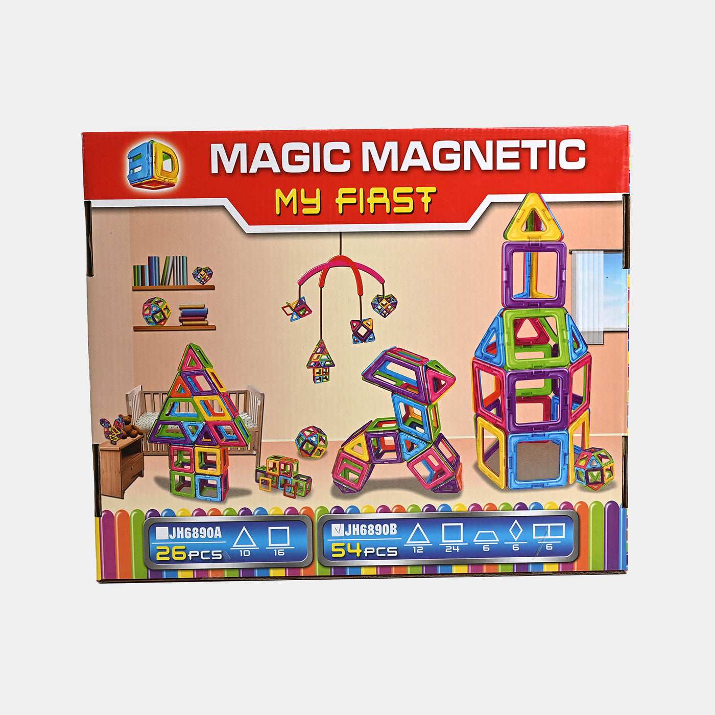 Magnetic Blocks Building Set For Kids