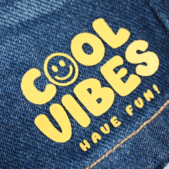 Infant Boys Denim Shorts (Cool Vibes) - Dark Blue