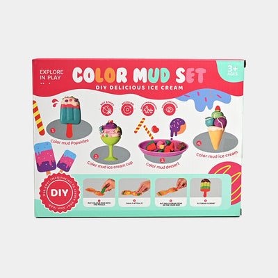 DIY Color Clay Ice Cream Play Set