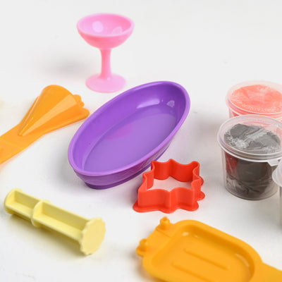 DIY Color Clay Ice Cream Play Set