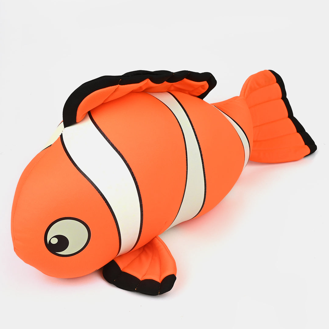 Soft Bean Fish Toy For Kids - Orange