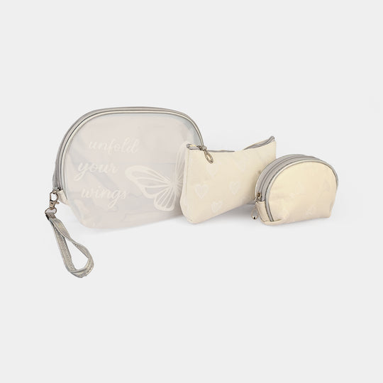 Stylish Girls Pouches 3Pcs Set