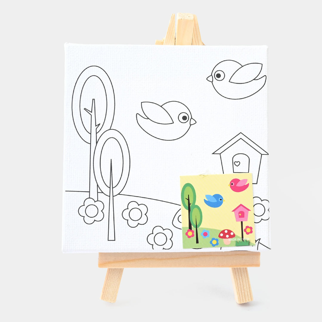 Canvas + Water Color For Kids