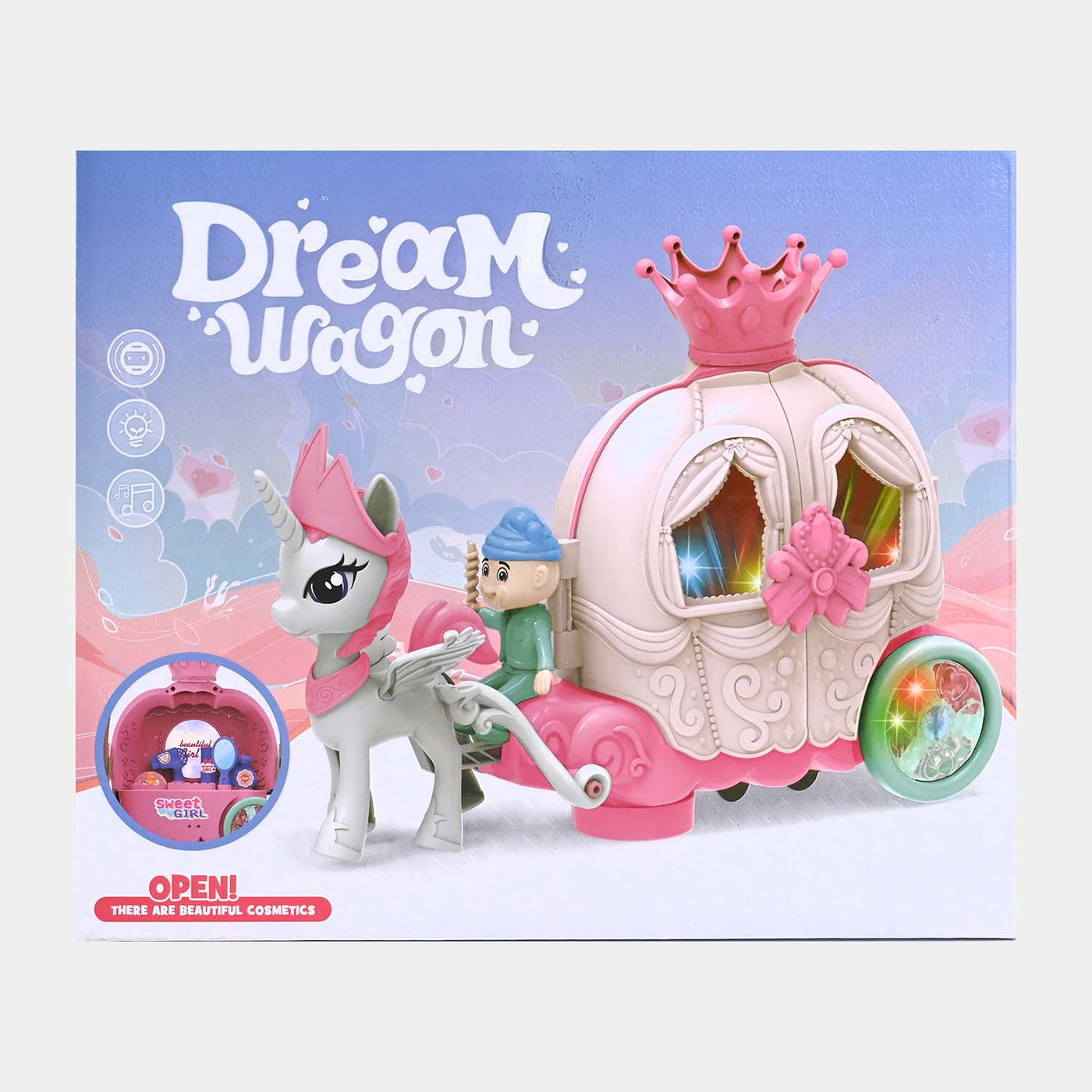 Universal Unicorn Dream Wagon Light & Music