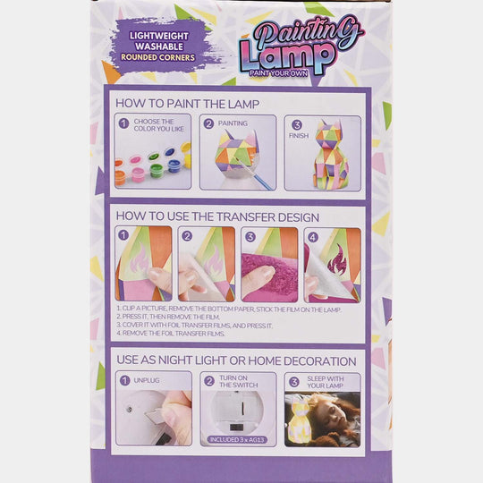 DIY Paint Your Own Painting Lamp Kit