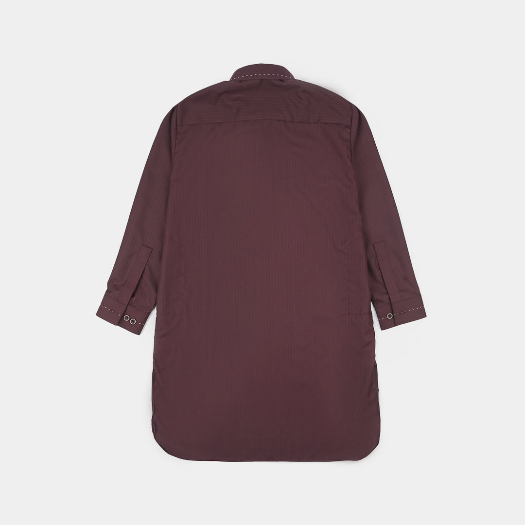 Boys Poly Viscose Suit - Magenta