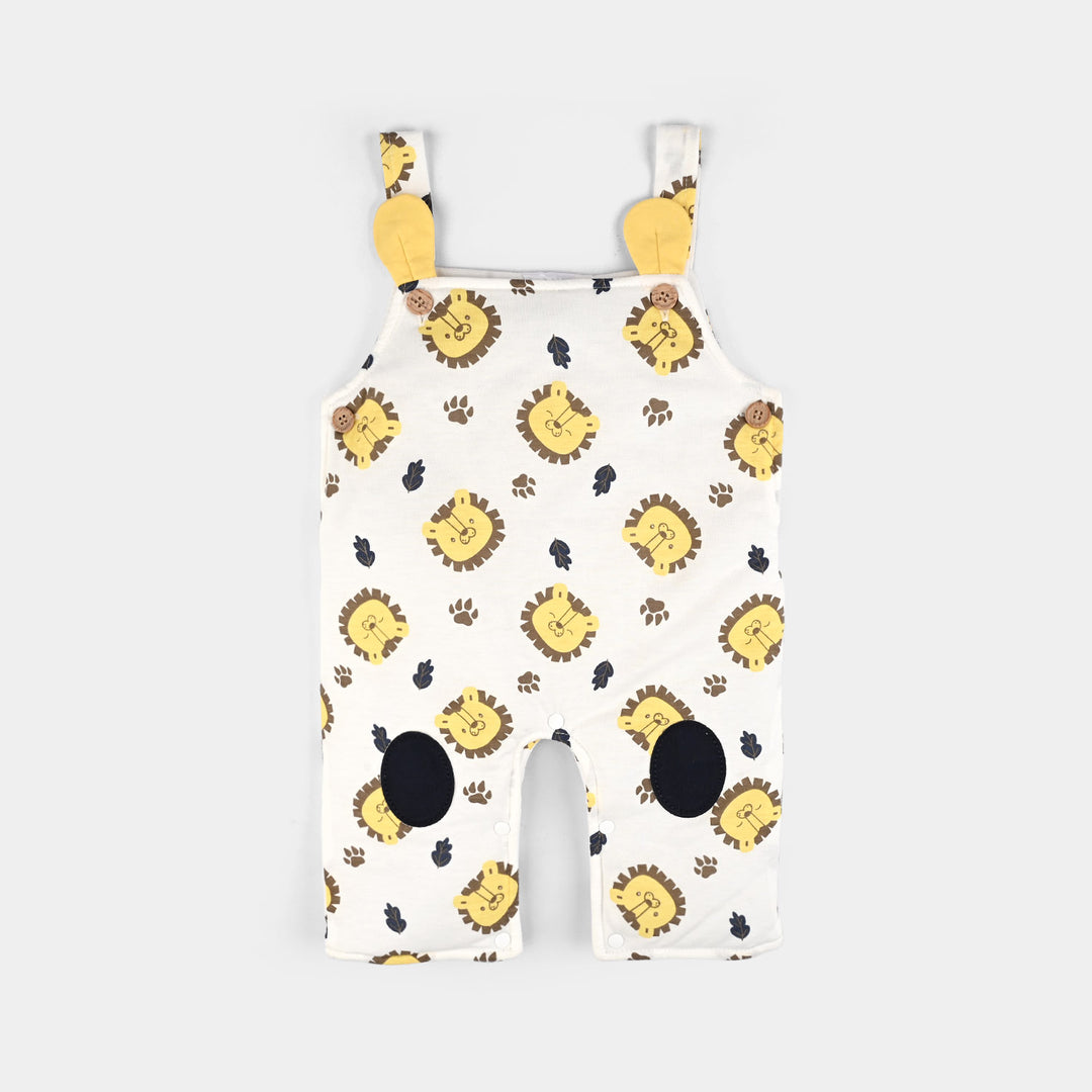 Infant Boys Cotton Interlock Suit-White Navy