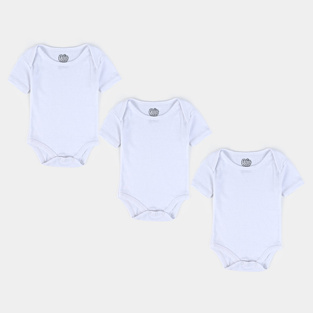 Pack OF 3 Infant Pure Cotton Body Suit