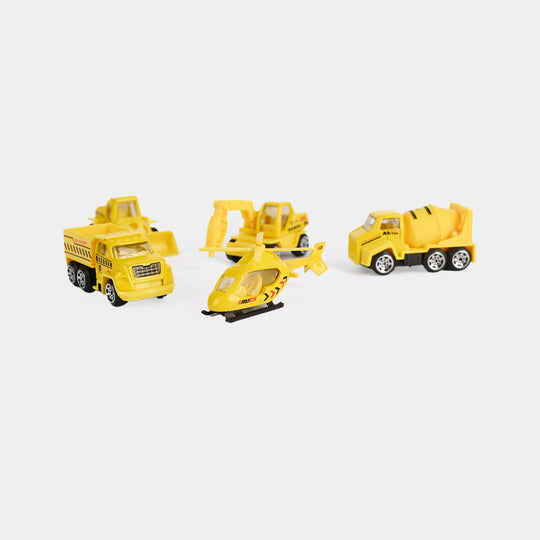 Alloy Slided Construction Vehicle Set | 5Ps