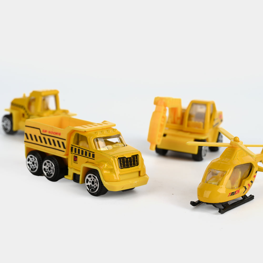 Alloy Slided Construction Vehicle Set | 5Ps