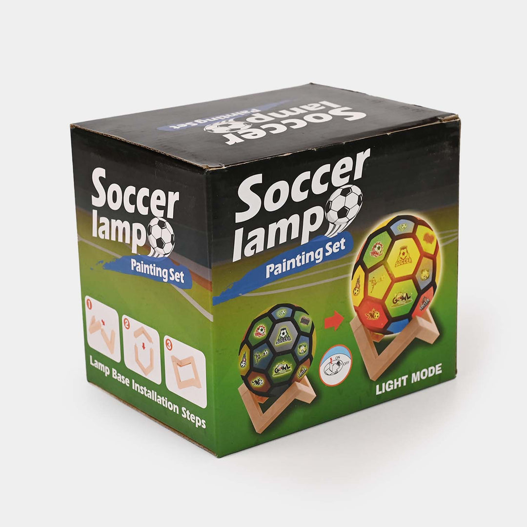 Soccer Lamp with Painting Set