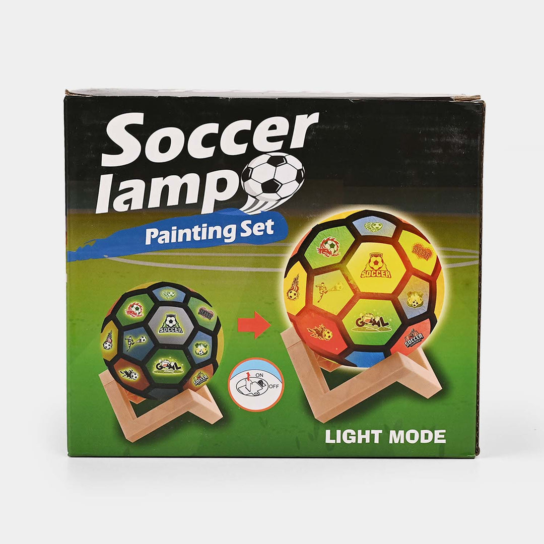 Soccer Lamp with Painting Set