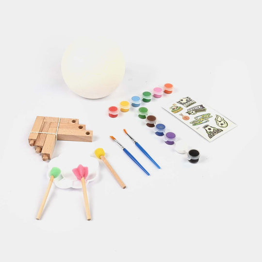 Soccer Lamp with Painting Set