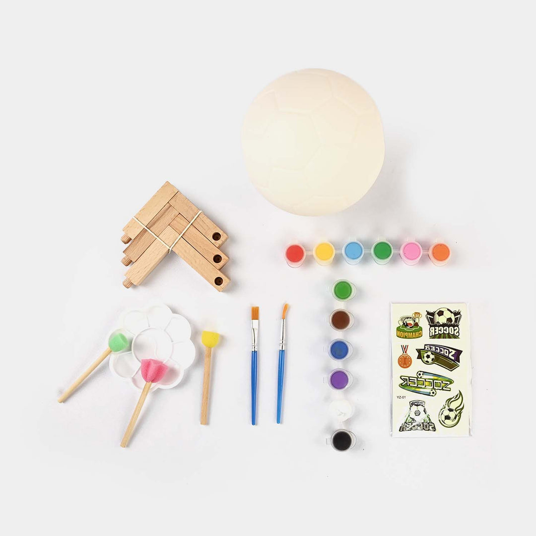 Soccer Lamp with Painting Set