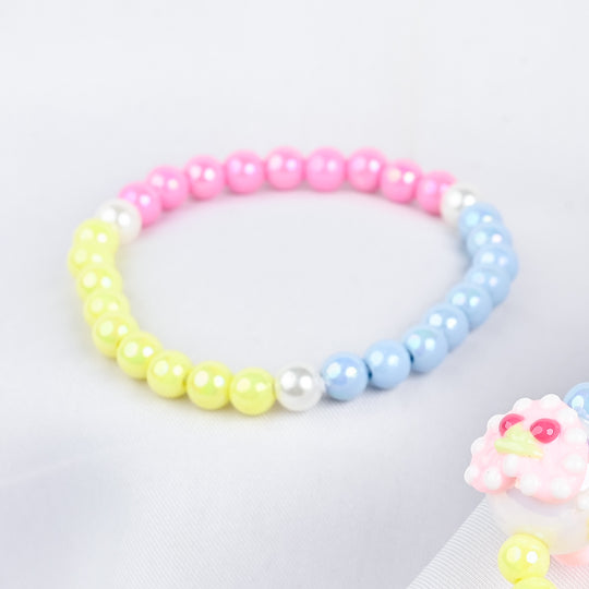 GIRLS ELEGANT BEADED NECKLACE & BRACELET