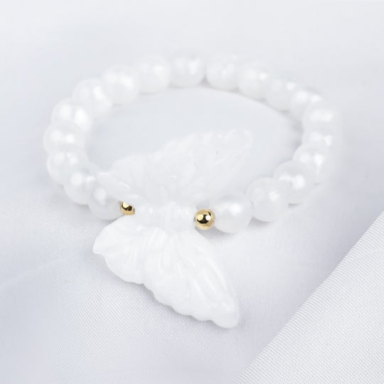 GIRLS ELEGANT BEADED NECKLACE & BRACELET