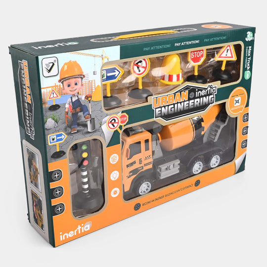 Engineering Construction Truck Play Set For Kids