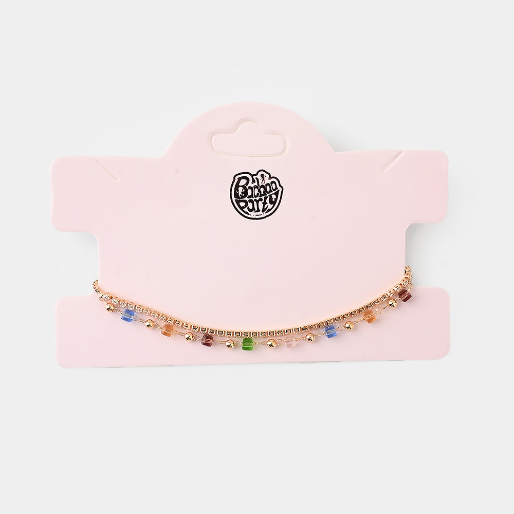 Elegant Charm Chain Bracelet for Girls