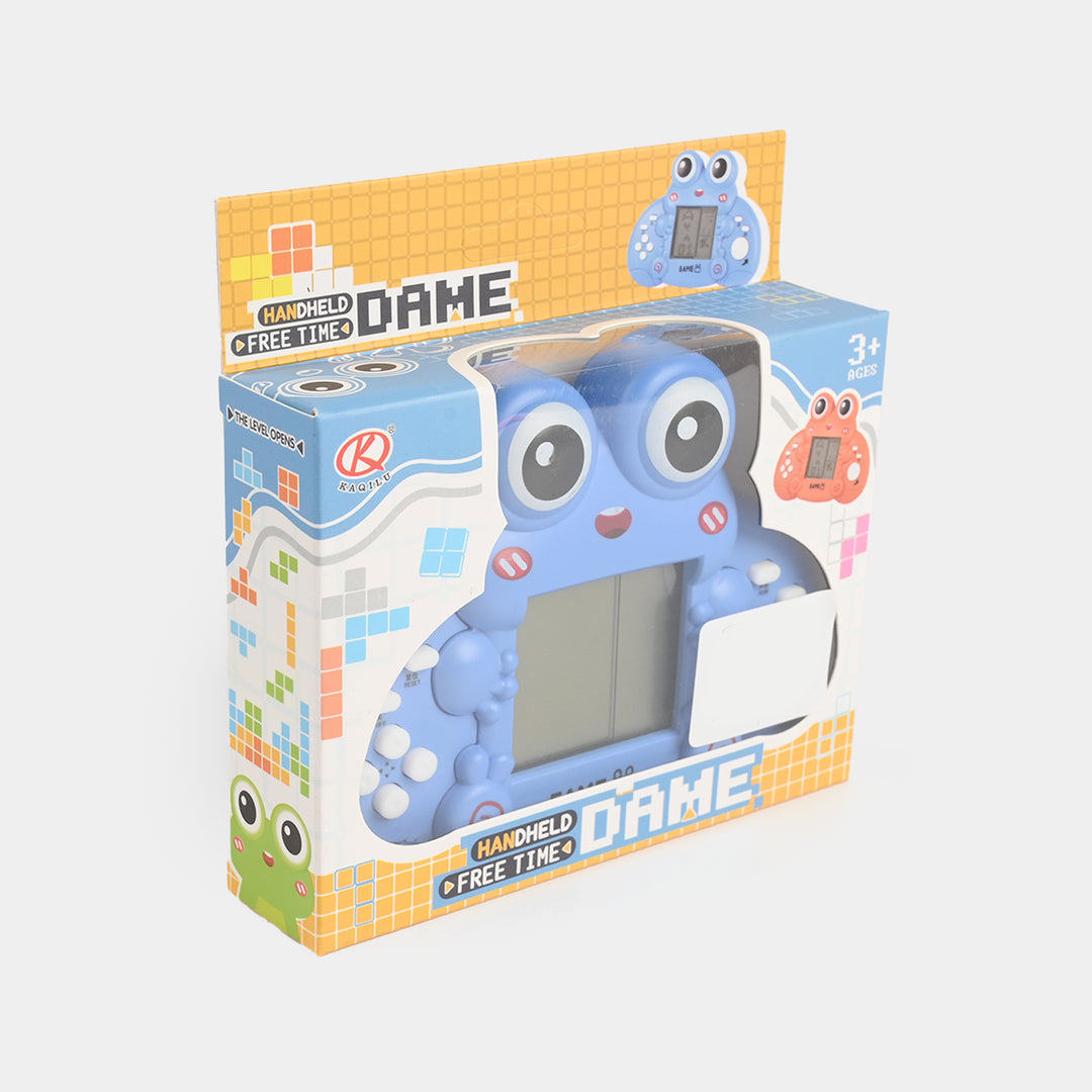 Kids Frog Handheld LCD Game Console - Blue